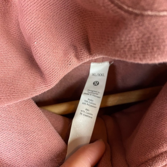 Lululemon Brier Rose Scuba Oversized Half-Zip Hoodie - Picture 4 of 9